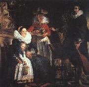 Jacob Jordaens The Painter's Family Spain oil painting reproduction
